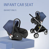 Infant Car Seat & Carrier – Portable Baby Car Seat with Canopy, Newborn - Friendly Safety Design, Maroon & Black