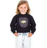 Bee Graphic 'Bee Kind' Kids' Crew Neck Sweatshirt – Cute & Positive Top