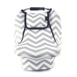 Chevron - Printed Multi - Use Baby Car Seat Cover – Versatile Canopy for Infant Carriers