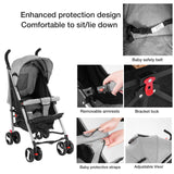 2 - in - 1 Convertible Baby Stroller – Sitting & Sleeping Modes, Travel - Friendly for 7 - 36 Months