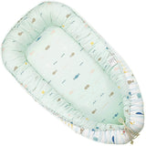 Folding Organic Cotton Cribs Infant Sleeper Portable Baby Travel Sleeping lounger Nest Bed With Mosquito Net