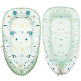 Folding Organic Cotton Cribs Infant Sleeper Portable Baby Travel Sleeping lounger Nest Bed With Mosquito Net