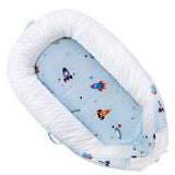 100% Cotton Baby Lounger Nest Folding Baby Cot Bed Baby Nest Bed with Pillow Craddle Crib Portable Sleeping Cotton