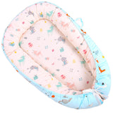 Portable Sleeping Cotton 100% Cotton Baby Nest Bed with Pillow Craddle Crib Baby Lounger Nest Folding Baby Cot Bed