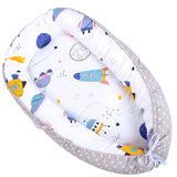 Portable Sleeping Cotton 100% Cotton Baby Nest Bed with Pillow Craddle Crib Baby Lounger Nest Folding Baby Cot Bed