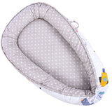 Portable Sleeping Cotton 100% Cotton Baby Nest Bed with Pillow Craddle Crib Baby Lounger Nest Folding Baby Cot Bed