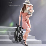3 - in - 1 Baby Stroller with Stepless Recline – 95° - 175° Adjustable Backrest for Sitting, Reclining & Lying, Compact Foldable Design