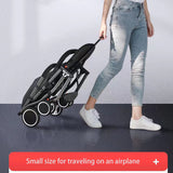 3 - in - 1 Baby Stroller with Stepless Recline – 95° - 175° Adjustable Backrest for Sitting, Reclining & Lying, Compact Foldable Design