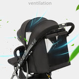 Compact Foldable Baby Stroller with Shock Absorption – Lightweight Infant Pram for Travel & Daily Use, Multi - Position Recline