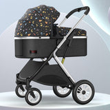 Luxury Infant Stroller with Bassinet Mode & Shock Absorption – High - End Newborn Pram for Smooth Rides & Comfortable Sleep