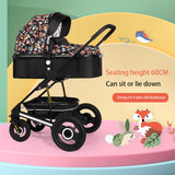 Luxury Infant Stroller with Bassinet Mode & Advanced Shock Absorption – High - End Newborn Pram for Smooth Rides & Comfortable Sleep