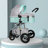Luxury Infant Stroller with Bassinet Mode & Advanced Shock Absorption – High - End Newborn Pram for Smooth Rides & Comfortable Sleep