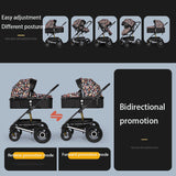 Luxury Infant Stroller with Bassinet Mode & Advanced Shock Absorption – High - End Newborn Pram for Smooth Rides & Comfortable Sleep