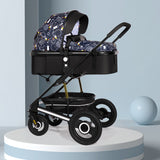 Luxury Infant Stroller with Bassinet Mode & Advanced Shock Absorption – High - End Newborn Pram for Smooth Rides & Comfortable Sleep