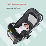 Convertible Baby Stroller – Reclining, Shock - Absorbing, Foldable Infant Pram with Stylish Design for Daily & Travel Use