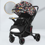 Convertible Baby Stroller – Reclining, Shock - Absorbing, Foldable Infant Pram with Stylish Design for Daily & Travel Use