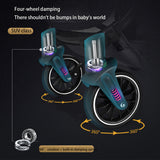 Convertible Baby Stroller – Reclining, Shock - Absorbing, Foldable Infant Pram with Stylish Design for Daily & Travel Use