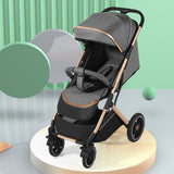 Stylish Baby Stroller with Multi - Position Recline – Shock - Absorbing, Foldable Infant Pram for Daily Walks & Urban Adventures