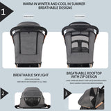 Stylish Baby Stroller with Multi - Position Recline – Shock - Absorbing, Foldable Infant Pram for Daily Walks & Urban Adventures