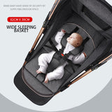 Stylish Baby Stroller with Multi - Position Recline – Shock - Absorbing, Foldable Infant Pram for Daily Walks & Urban Adventures