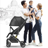 Lightweight Foldable Baby Stroller – Multi - Recline, Shock - Absorbing, Compact Infant Pram for Travel & Daily Use