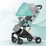 Lightweight Foldable Baby Stroller – Multi - Recline, Shock - Absorbing, Compact Infant Pram for Travel & Daily Use
