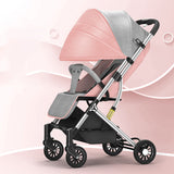 Lightweight Foldable Baby Stroller – Multi - Recline, Shock - Absorbing, Compact Infant Pram for Travel & Daily Use