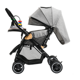 All - in - One Baby Stroller with Removable Activity Tray – Reversible, Reclining, & Multi - Functional Infant Pram for Growth & Play