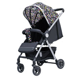 Street Art Graffiti Baby Stroller – Compact Foldable, Multi - Functional Infant Pram for Trendy Parents & Fun Outings