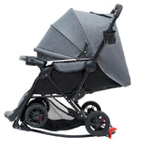 Everyday Essential Baby Stroller – Compact Foldable, Multi - Recline Infant Pram with Cup Holder & Storage for Daily Use