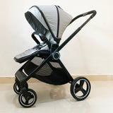 Luxury Bassinet Mode Baby Stroller – Breathable Mesh, Compact Foldable Infant Pram for Newborn Comfort & Easy Travel