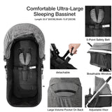 2 - Way Reversible Baby Stroller – Bi - directional Installation, Forward & Backward Cruising for Better Baby Care