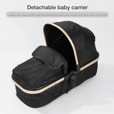 2 - in - 1 Convertible Baby Stroller – Sitting & Sleeping Modes, All - Stage Infant Pram for Convenient Travel (0 - 36 Months)