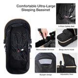 2 - in - 1 Convertible Baby Stroller – Sitting & Sleeping Modes, All - Stage Infant Pram for Convenient Travel (0 - 36 Months)