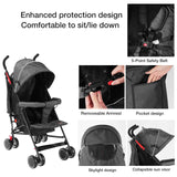 2 - in - 1 Convertible Baby Stroller – Sitting & Sleeping Modes, Travel - Friendly Infant Pram for 7 - 36 Months