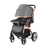 All - Season Multi - Functional Baby Stroller – Removable Sun Visor, Convertible Infant Pram for Year - Round Use