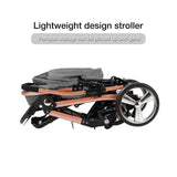 All - Season Multi - Functional Baby Stroller – Removable Sun Visor, Convertible Infant Pram for Year - Round Use