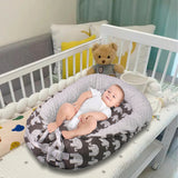CPC(CPSIA certified) Baby Lounger, Ultra Soft Breathable Cotton Multiple Patterns, Removable Washable Cover, Portable & Adjustable, Perfect for Tummy Time, Newborn Shower (Only for wholesales seller))
