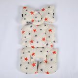Star - Printed Ergonomic Baby Seat Cushion – Full - Support, Cozy Pad for Infant Chairs & Strollers