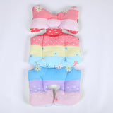 Star - Printed Ergonomic Baby Seat Cushion – Full - Support, Cozy Pad for Infant Chairs & Strollers