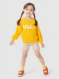 CPC(CPSIA certified) Custom Kids Sweatershirt Cotton Pique Pullover Crew Neck Baby Boy Girls Jumpers Toddler Sweatshirts With Logo Patches on Chest(Accept custom order low MOQ)
