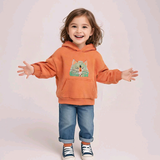 CPC(CPSIA certified)Custom Toddler Girls Fleece Baby Kids Boy Girl Solid Casual Pocket Hoodie Sweatershirt Long Sleeve Pullover Tops(Accept custom order low MOQ)