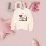 CPC(CPSIA certified)Baby Girls Unicorn Fleece Sweatshirt Crewneck Pullover Sweatshirts Kids With Pleated Puff Mesh Layer Outer of Long Sleeve(Accept custom order low MOQ)