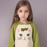 Super Soft Baby Girls Unicorn Fleece Sweatshirt  Crewneck Pullover Sweatshirts Kids With 3D Embroidery Chest