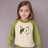 Super Soft Baby Girls Unicorn Fleece Sweatshirt  Crewneck Pullover Sweatshirts Kids With 3D Embroidery Chest