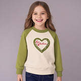 Super Soft Baby Girls Unicorn Fleece Sweatshirt  Crewneck Pullover Sweatshirts Kids With 3D Embroidery Chest