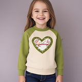 Super Soft Baby Girls Unicorn Fleece Sweatshirt  Crewneck Pullover Sweatshirts Kids With 3D Embroidery Chest