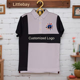 Color - Block Kids' Polo Shirt with Customizable Logo – Stylish & Personalized Top