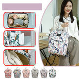 Whimsical - Printed Diaper Backpacks – 6 Unique Nature - Inspired Patterns, Large - Capacity Maternity Bags for Stylish Moms