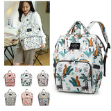 Whimsical - Printed Diaper Backpacks – 6 Unique Nature - Inspired Patterns, Large - Capacity Maternity Bags for Stylish Moms